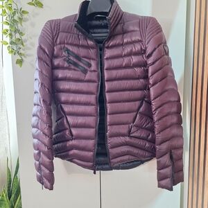 Dawn Levy Burgundy Puffer Jacket